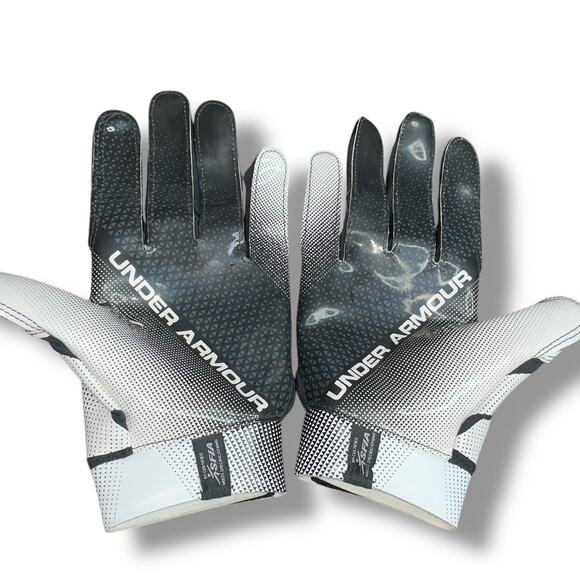 Under Armour Sz Small Gloves NFL Football UA Spotlight Wide Receiver 1304698 - Picture 10 of 12